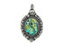 Sterling Silver & Turquoise Handcrafted Artisan Pendant, (SP-5879)